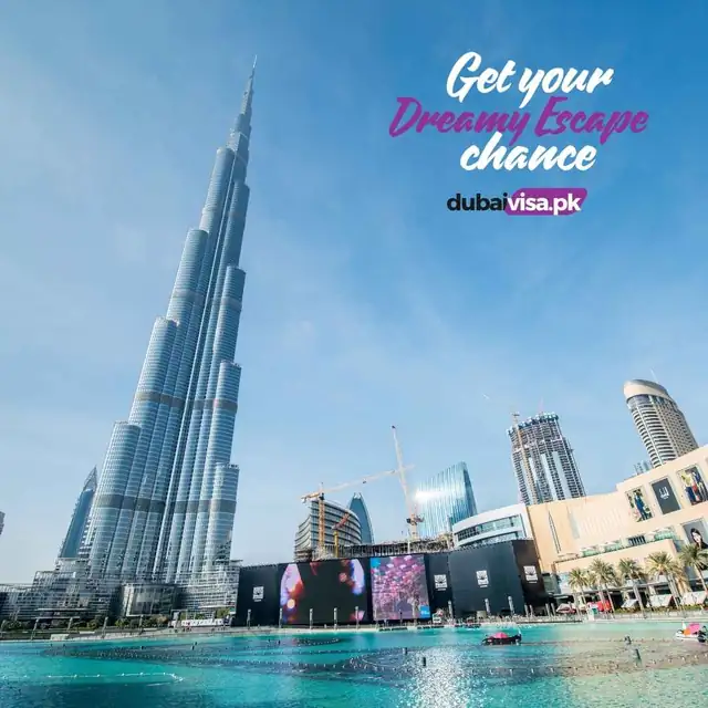 Burj Khalifa At the Top tickets Burj Khalifa and the Dubai Fountain lake in Downtown Dubai