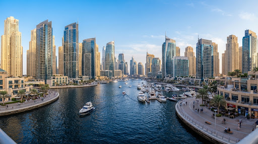 Dubai Marina, part of the 2 days Dubai transit package